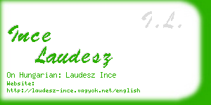 ince laudesz business card